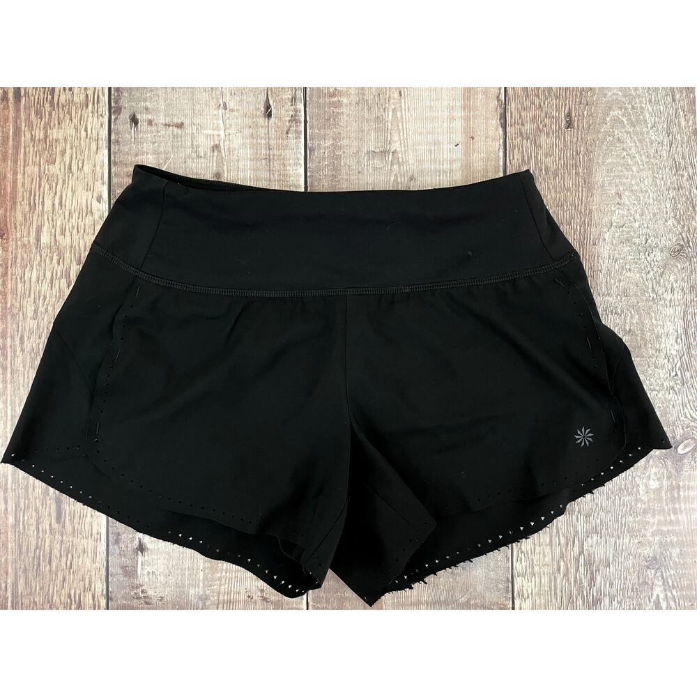Athleta Shorts Size XXS Performance Fabric Raw Eyelet Hem